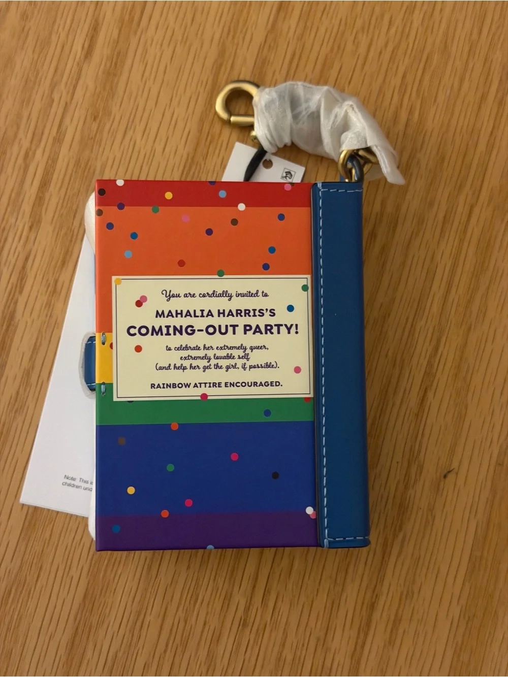 Coach “Friday, I’m in Love” Book Charm NWT